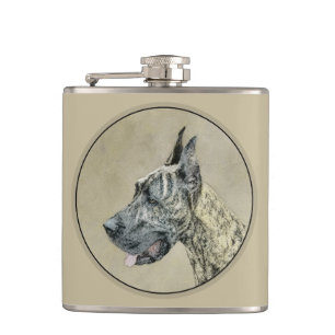Flasques Grande Danse (Brindle) Peinture - Art Chien origin