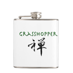 Flasques Grasshopper avec le symbole "Zen"