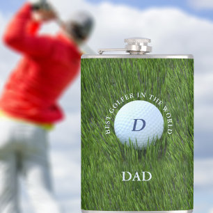 Flasques Green Best Golfer in the World Golf Theme Flask