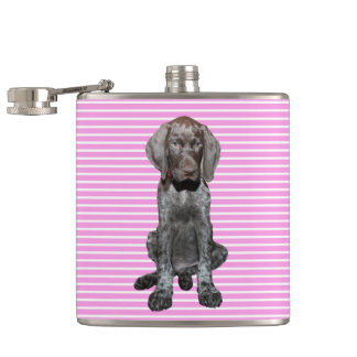 Flasques Grizzly brillant en rose