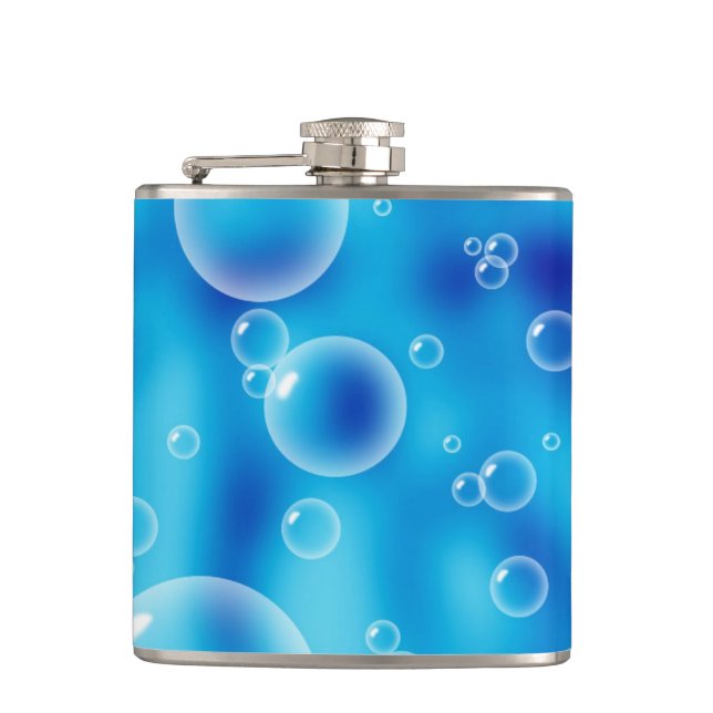 Flasques Grosses bulles bleues rebondissantes (Devant)