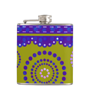 Flasques Guirlande ARTdeco violet bleu + votre couleur de f