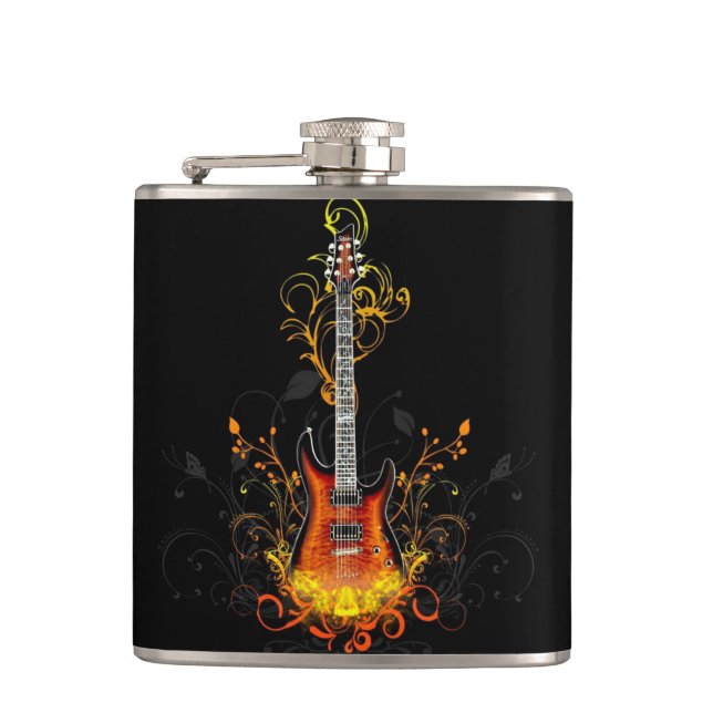 Flasques Guitare abstraite (Devant)
