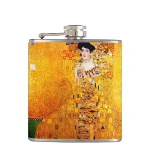 Flasques Gustav Klimt Adele Bloch-Bauer Art Nouveau Vintage