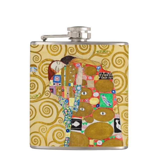 Flasques Gustav Klimt Exécution Nouveau Couple (Devant)