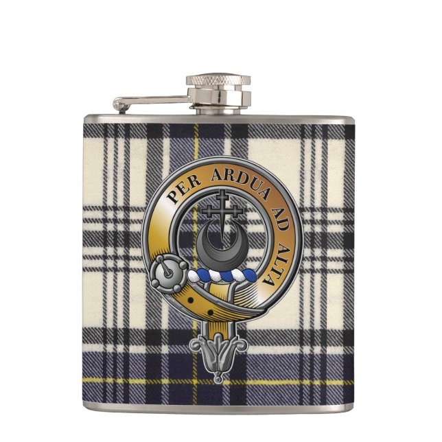 Flasques Hannay Tartan & Badge (Devant)