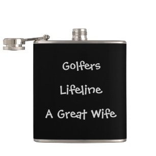 Flasques Homme Golfers "grande femme" Texte > Mens Golfers 