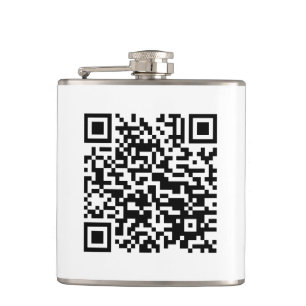Flasques I Love Laos (Khoy Huk Lao) Drapeau QR Code Geek