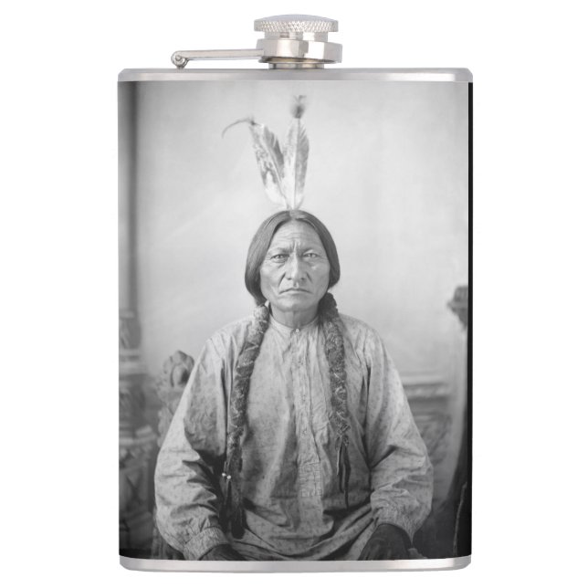 Flasques Icône amérindienne : le chef lakota Sitting Bull (Devant)