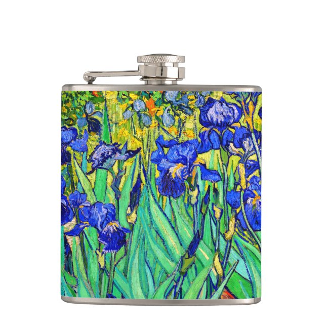 Flasques Irises de Vincent Van Gogh (Devant)