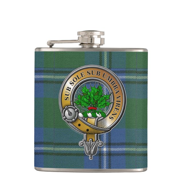 Flasques Irvine Tartan & Badge (Devant)