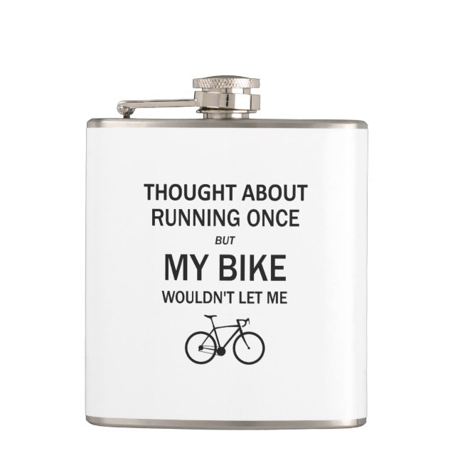 Flasques J'ai pensé à courir mais mon vélo ne me laisserait (Devant)