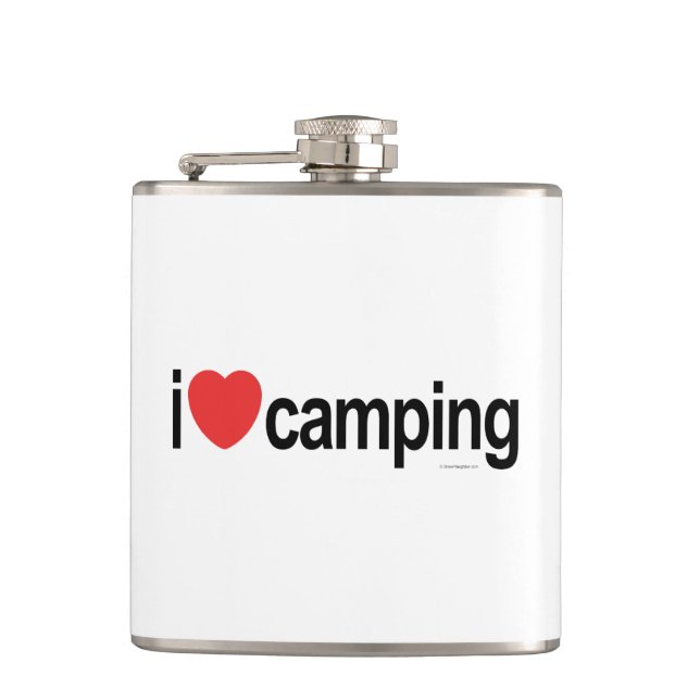 Flasques J'aime le camping (Devant)