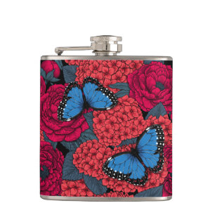 Flasques Jardin de morpho bleu
