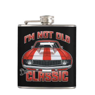 Flasques Je ne suis pas vieux, je suis classique - Voiture 