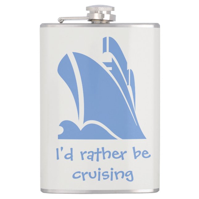 Flasques Je préfère être croisière - un cadeau pour les ama (Devant)
