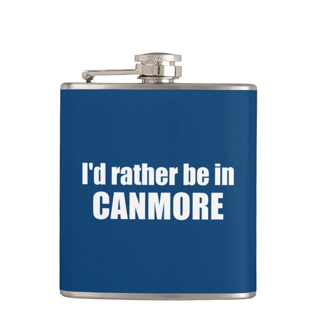 Flasques Je préférerais être à Canmore (Devant)