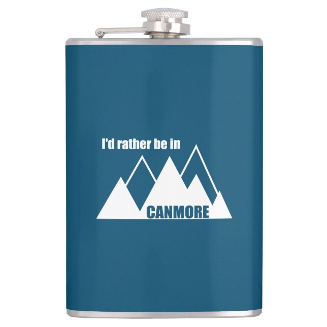 Flasques Je Préférerais Être À Canmore Mountain (Devant)