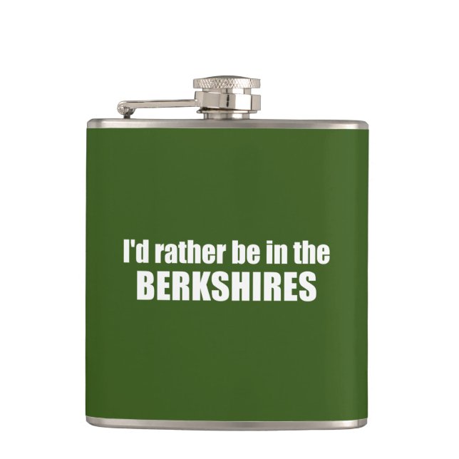 Flasques Je Préférerais Être Dans Les Berkshires (Devant)