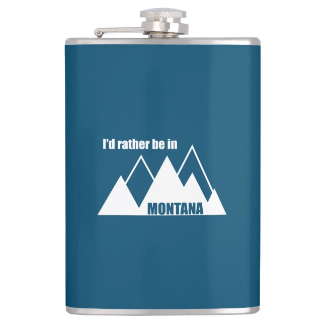 Flasques Je Préférerais Être Dans Montana Mountain (Devant)