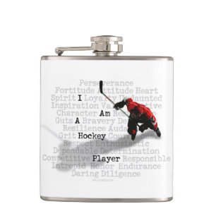 Flasques Je suis un joueur de hockey