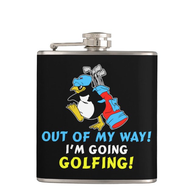 Flasques Je vais au golf (Devant)