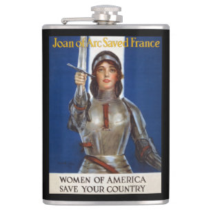 Flasques Jeanne d'Arc : La servante d'Orléans, héroïne du c