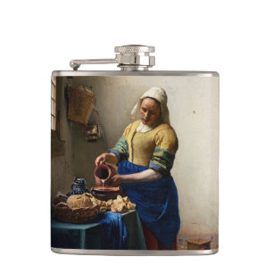 Flasques Johannes Vermeer - La Milkmaid