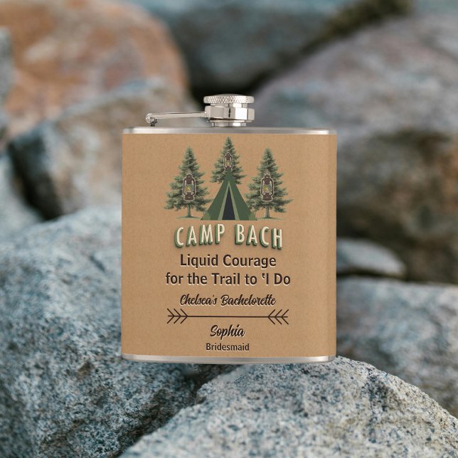 Flasques Joli Favori de Camp Rustique Tendance Bach | Kraft (Créateur téléchargé)