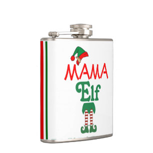 Flasques Joli Maman Elfe drôle de Noël