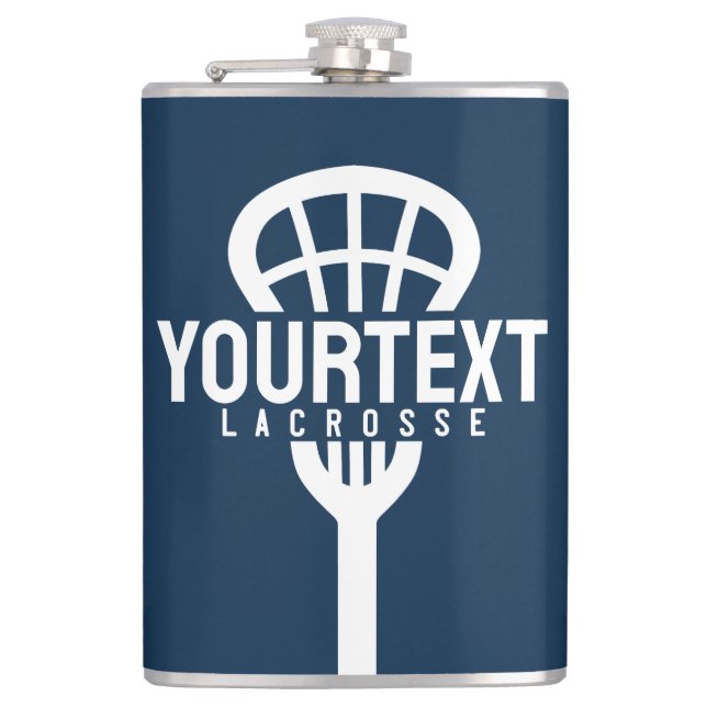 Flasques Joueur de crosse TEXTE PERSONNALISÉ Team Mesh Spor (Devant)