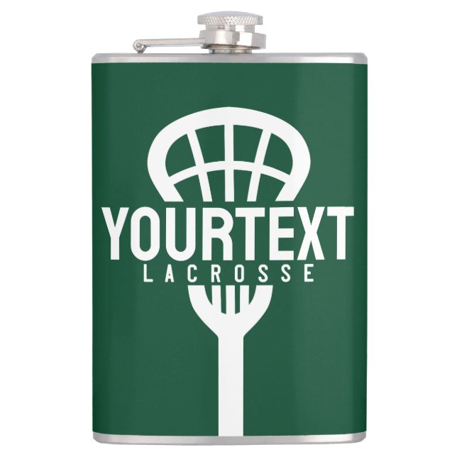 Flasques Joueur de crosse TEXTE PERSONNALISÉ Team Mesh Spor (Devant)