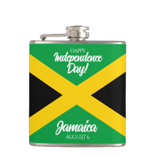 Flasques Jour de l'indépendance de la Jamaïque drapeau nati