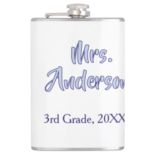 Flasques journee d'appréciation des professeurs mrs anderso