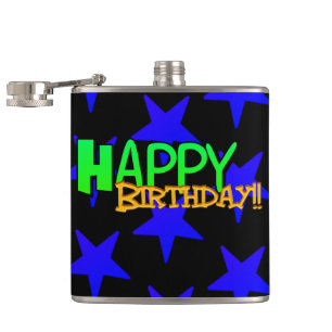 Flasques Joyeux anniversaire