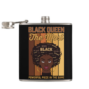 Flasques Juneteenth Mélanine Fille Noire La Plus Puissante
