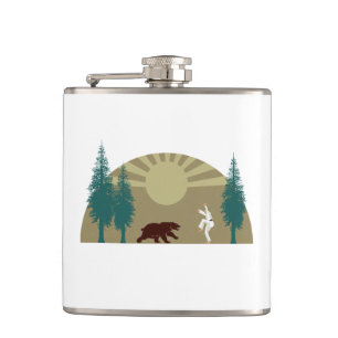 Flasques Karate Kick Bear