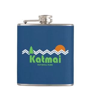 Flasques Katmai National Park Retro