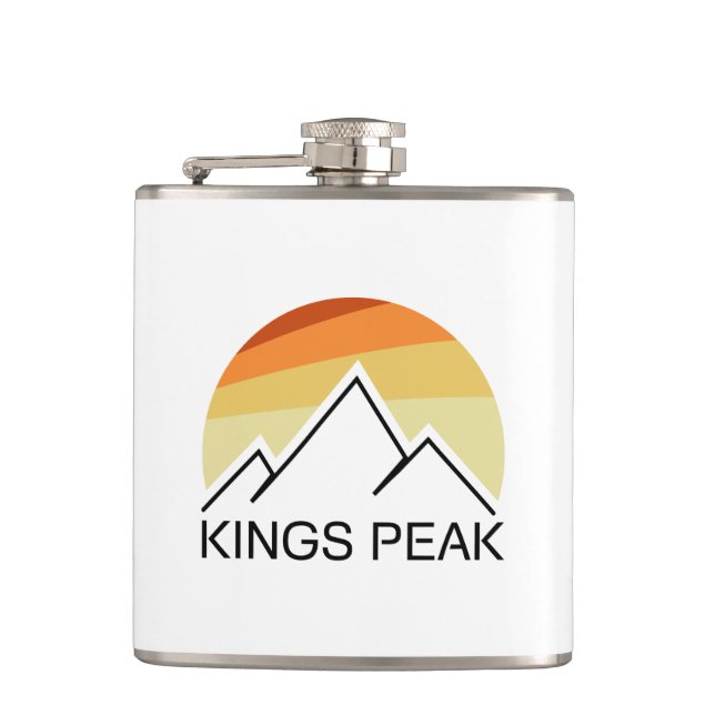 Flasques Kings Peak Utah Retro (Devant)