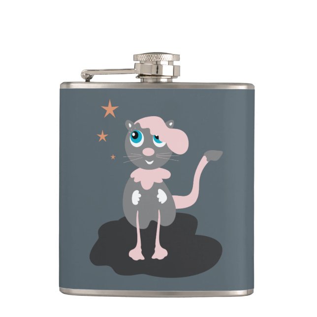 Flasques Kitty rose (Devant)