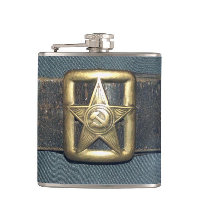 Flasques La CEINTURE de l'OFFICIER de l'armée rouge du RSF (Devant)
