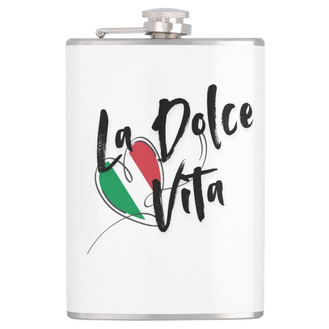 FLASQUES LA DOLCE VITA ,THE ITALIAN SWEET LIFE (Devant)