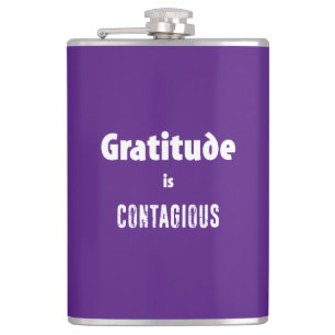 Flasques La Gratitude Est Contagieuse