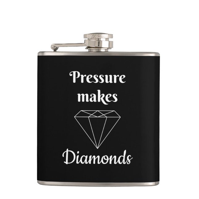 Flasques La pression fait des diamants (Devant)