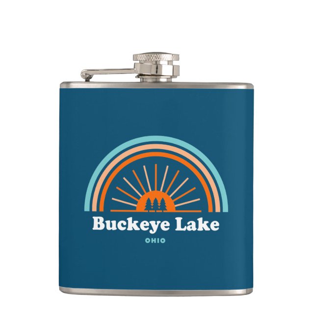 Flasques Lac Buckeye Ohio Arc-en-ciel (Devant)