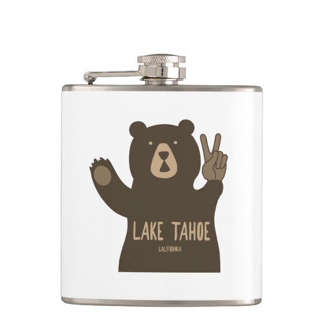 Flasques Lac Tahoe Californie Nevada Peace Bear (Devant)