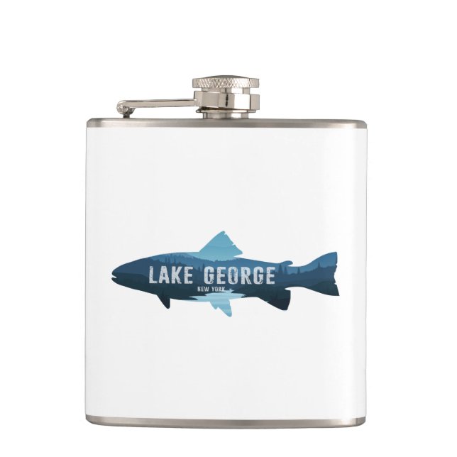 Flasques Lake George New York Fish (Devant)