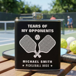 Flasques Larmes drôles de mes adversaires de Pickleball