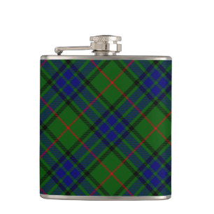 Flasques Lauder tartan bleu vert plaid