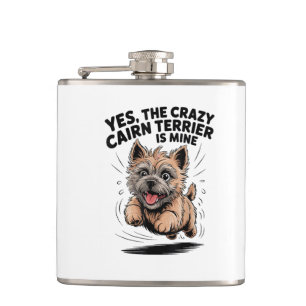 Flasques Le Cairn Terrier fou est à moi